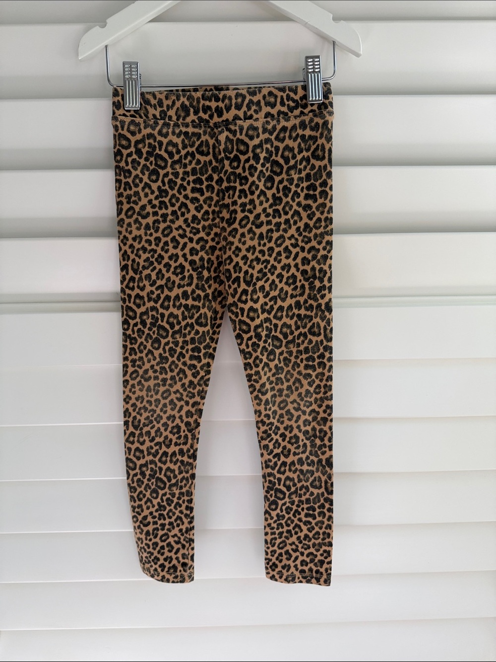 Crewcuts Leopard Print Leggings in Tan and Black